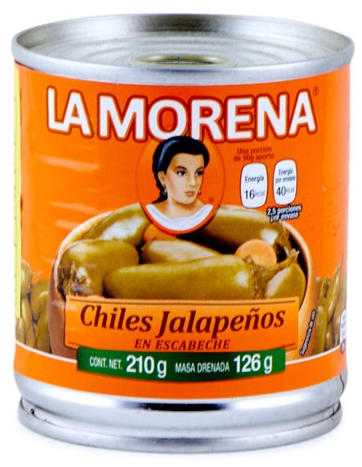 LA MORENA - Chili Jalapeno ganze Schote - 210g -