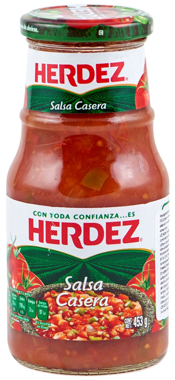 Herdez -Salsa CASERA –  453 g – GLAS